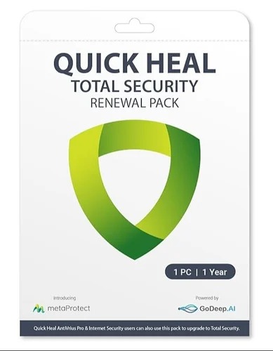 QUICK HEAL UPGRADE TOTAL 
1 USER 1 YEAR